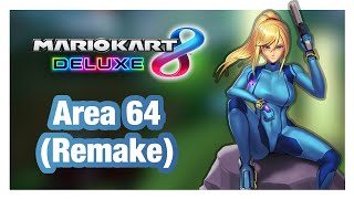 Area 64 Remake  Mario Kart 8 DELUXE Custom Tracks 74 [upl. by Katee]