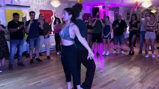 Fari amp Paola Bachata Demo with Counts at the Bachata Nights Montreal on June 18 2024 [upl. by Ysor609]