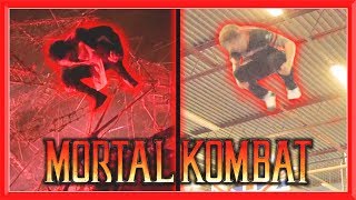 MORTAL KOMBAT Movie Stunts In Real Life  Flips amp Kicks [upl. by Celestina114]