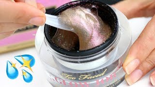 Too Faced Glow Job Mask  How much product does it contain  THE MAKEUP BREAKUP [upl. by Pyszka543]