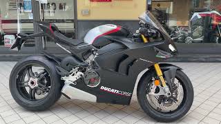 Ducati Panigale V4 SP frizione a secco cerchi in carbonio [upl. by Eizeerb]