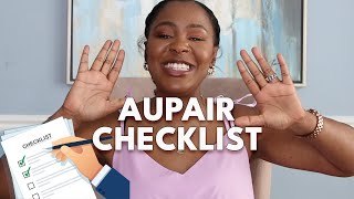 FREE AUPAIR CHECKLIST FOR FUTURE AU PAIRS✨ [upl. by Ailelc626]