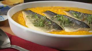 Marco Pierre White recipe for Saffron Risotto with Sea Bass [upl. by Thornburg]