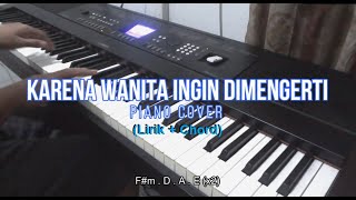 Karena Wanita Ingin Dimengerti Piano Cover With Lyric  Chord by Jemmy [upl. by Atiuqam306]