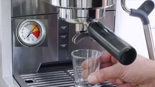 2 Graef Espressomaschine ES 85 und Kaffeemühle CM 800  Den optimalen Espresso zubereiten [upl. by Anahcar650]