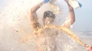 Slowmo flour explosion  Sony FS700 480 fps [upl. by Koss]