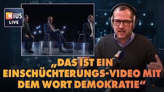 Scholz Merz und Habeck Team linksgrün auf einer Bühne  NIUS Live vom 13 Dezember 2024 [upl. by Beauregard863]