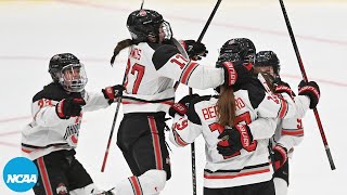 Ohio State takes down Wisconsin to win 2024 NCAA women’s hockey title [upl. by Nerdna]