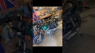 Progress so far on a Barn Find Suzuki 1980 GS400x motorcycle suzuki caferacer gs400 mechanic [upl. by Yllod]