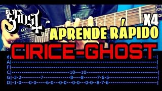 Como Tocar Cirice de Ghost tutorial Rápido En Guitarra [upl. by Nosraep292]