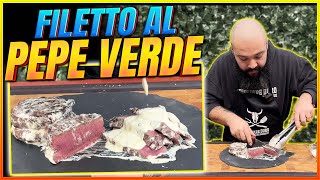 Filetto al pepe verde Ricetta anni 80  Grigliare Duro [upl. by Alleuqahs12]