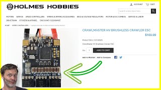 🔥Rock Crawler Upgrade Is Now Live 🏞️ CrawlMaster HV Brushless ESC by Holmes Hobbies 🛠️ [upl. by Flavius]