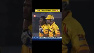 Top 3 best finish in last over by MSD😱 cricketshorts finisher msdhoni [upl. by Uttasta]