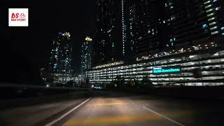 Taman Connaught Cheras 4K Night Drive to Mutiara Damansara [upl. by Eilrac]