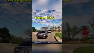 Stop Sign Runner Surprise [upl. by Hersh]