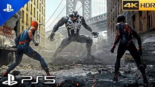 Spider Man 2 PS5 Venom Final Boss Fight  True Ending  Post Credit Scene  2023 PS5 4K 60FPS [upl. by Silverstein764]