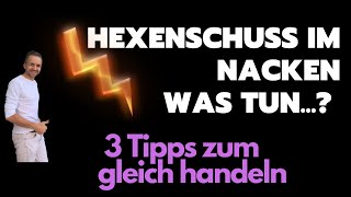 Hexenschuss im Nacken  Was tun [upl. by Baras34]