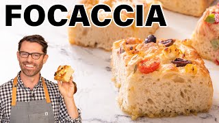 Easy Focaccia Recipe [upl. by Letsirk]