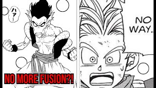 GOTENKS NO MORE VEGETA PUTS AN END TO THE FUSION DANCE FOR TRUNKS IN THE MANGA DBS CH 102 [upl. by Nnyroc901]