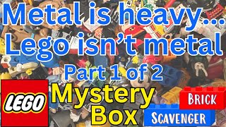 Lego Mystery Minifigure Box Metal is Heavy Lego Isnt Metal Part 1 of 2 [upl. by Atinev765]