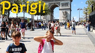 VISITIAMO VELOCEMENTE PARIGI PRIMA di ANDARE a DISNEYLAND COSA VEDERE a PARIGI in UN GIORNO E MEZZO [upl. by Gonsalve]