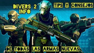 HELLDIVERS 2  TIPS Y CONSEJOS PARA TODAS LAS ARMAS NUEVAS DEL BONO DE BATALLA [upl. by Lammond]