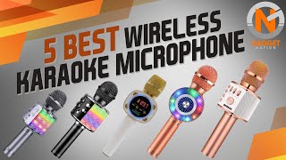 5 Best Wireless Karaoke Microphone 2021 [upl. by Moraj340]