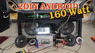 แอมป์จิ๋ว 2Din Android 9 Power 160Watt เครื่องเสียงรถยนต์ woldtech WT A803 เสีญงโคตรดี [upl. by Nosdivad]