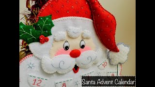 Bucilla Santa Felt Advent Calendar [upl. by Sinnoda]