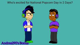 Whos excited for National Popcorn Day in 2 days [upl. by Darmit]