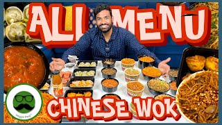 Eating All Menu at Chinese Wok  Veggie Paaji Food Challenge [upl. by Auoy]