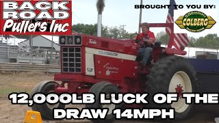 12000lb Luck of the Draw 12MPH  Pulling for St Jude Knoxville IL [upl. by Odlawso]