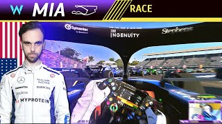 F1 2024 Full Career Mode MIAMI GP  Race  Williams FW46 [upl. by Platto]