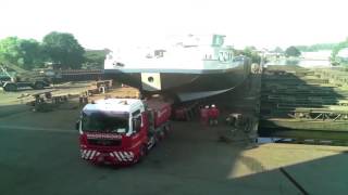 Timelapse van de bouw van motorbeunschip Donata in 2016 door Scheepswerf Poppen te Zwartsluis [upl. by Ulla]