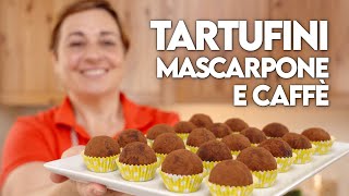 TARTUFINI MASCARPONE E CAFFÉ Ricetta Facile in 3 Minuti  Fatto in Casa da Benedetta [upl. by Atilam]