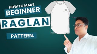 How To Make Beginner Raglan Pattern  Raglan Patterns for Beginners  Winda Cad Tutorial [upl. by Roose]