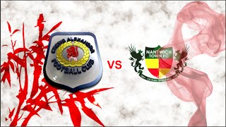 Nantwich Town Vs Crewe Alex [upl. by Adiene]