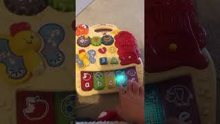 V tech first steps baby walker piano [upl. by Carli]