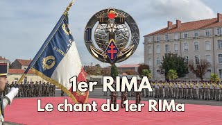 1er RIMa  Le chant du 1er RIMa 💪 🇫🇷 avec paroles militaire france frencharmy patriote chant [upl. by Ellinej544]