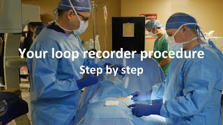 Getting an insertable cardiac monitor loop recorder Watch an implant procedure [upl. by Pesek]