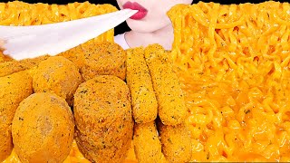 ASMR MUKBANG｜CHEESY CARBO FIRE NOODLE CHEESE BALL CHEESE STICK CORN DOG MENBOSHA 치즈 까르보불닭 뿌링클 먹방 [upl. by Whitman]