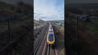 Double cross country voyager passing near berwick train trainspotteruk [upl. by Anas]