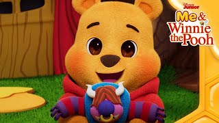 Pooh Bear Plays HideandSeek 🙈  Me amp Winnie the Pooh 🍯  Vlog 12  disneyjr [upl. by Anayik971]