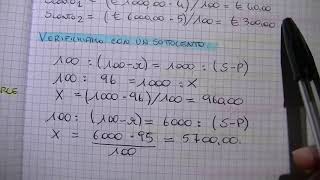 Economia aziendale  CALCOLO PERCENTUALE SOPRA E SOTTO CENTO ESERCIZI PRATICI [upl. by Gwenore]