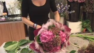 How To Make A Hydrangea Bouquet [upl. by Nylde]