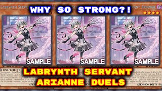 Yugioh  Labrynth Servant Arianne Duels Deck Download in Description [upl. by Yeoj45]