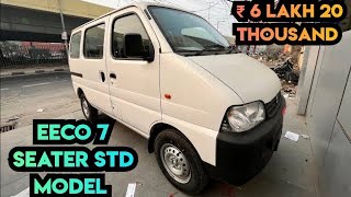 Eeco 7 Seater STD ₹ 6 lakh 19 thousand mai Family Car❤️‍🔥🫶Latest Updated with All details✨ [upl. by Suzetta]