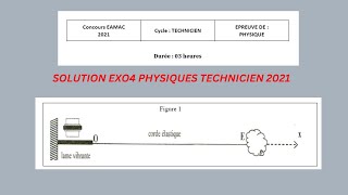 Solution Exercice 4 Concours EAMAC 2021 Technicien [upl. by Goulden]