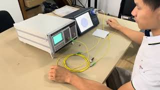 How to test insertion loss and return loss in fiber optic patch cord production [upl. by Euqinorev]