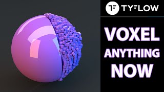 Voxelize tutorial  tyflow  EASY [upl. by Elawalo]